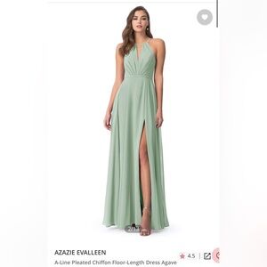 Azazie Evalleen Bridesmaid Dress in Agave